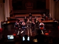 Chimera Ensemble rehearsing at HCMF 2015 for Miniaturised Concertos, with Kate Halsall & Fumiko Miyachi - 3