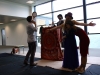 A Phone Bidder tries his luck for Lot #4.